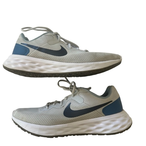 Nike Men's‎ Revolution 6 NN Low Top Running Shoe, Grey Blue, Size 11W - Picture 8 of 12